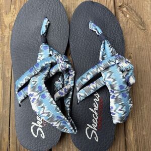 Skechers Cali Women's Meditation Studio slingback With Fabric Straps Size 10